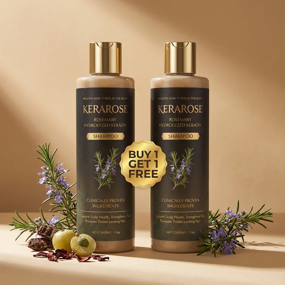 Kerarose Rosemary Shampoo For Hair Growth (Buy 1 Get 1 Free)