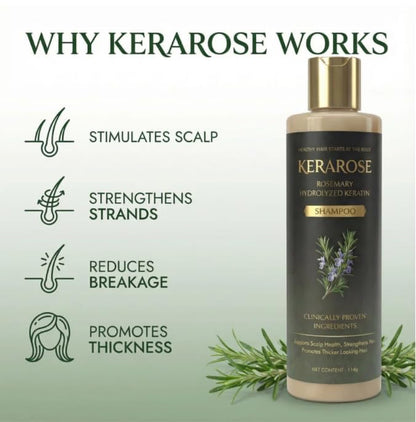 Kerarose Rosemary Shampoo For Hair Growth (Buy 1 Get 1 Free)
