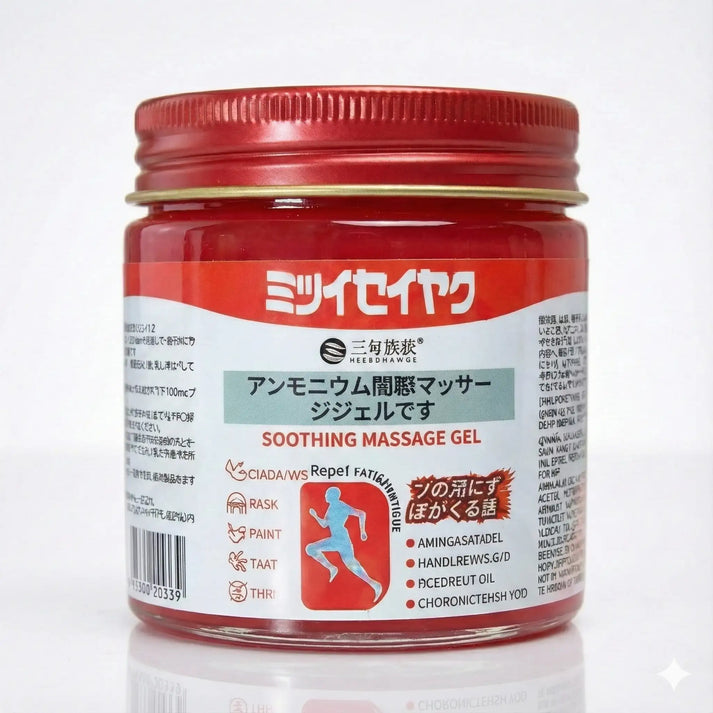 Japanese Red Massage Gel for Joint & Muscle Pain Relief | Deep Penetration Formula | Fast-Acting Herbal Therapy Gel Pack of 2